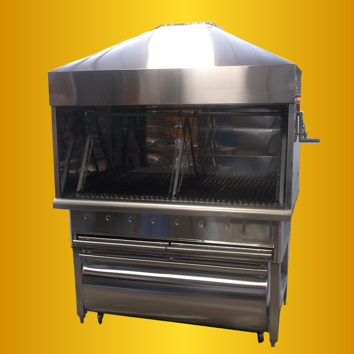 Parrilla Grill A Carbon Metalicas Lozada Hnos Construex