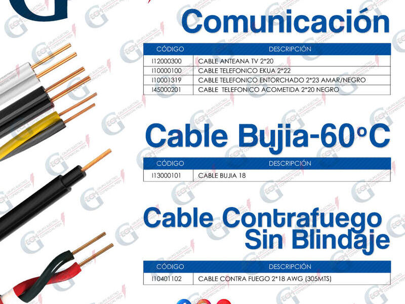 CABLE CONTRAFUEGO INCABLE