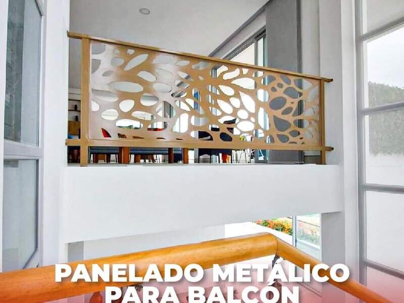 Panelado metalico Balcon Sermet MANABI 