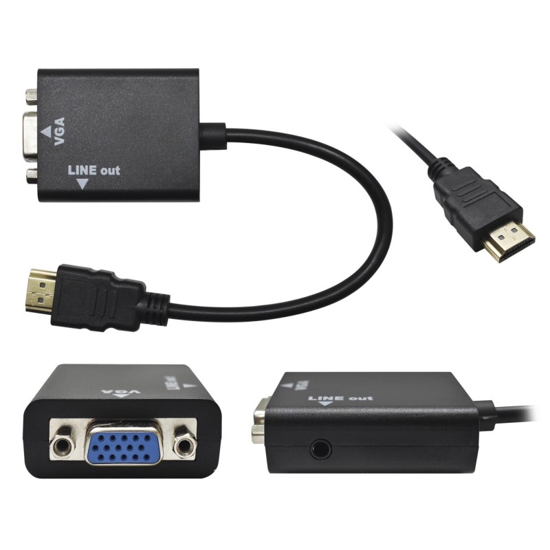 Convertidor Hdmi A Vga Electronica Del Norte Construex