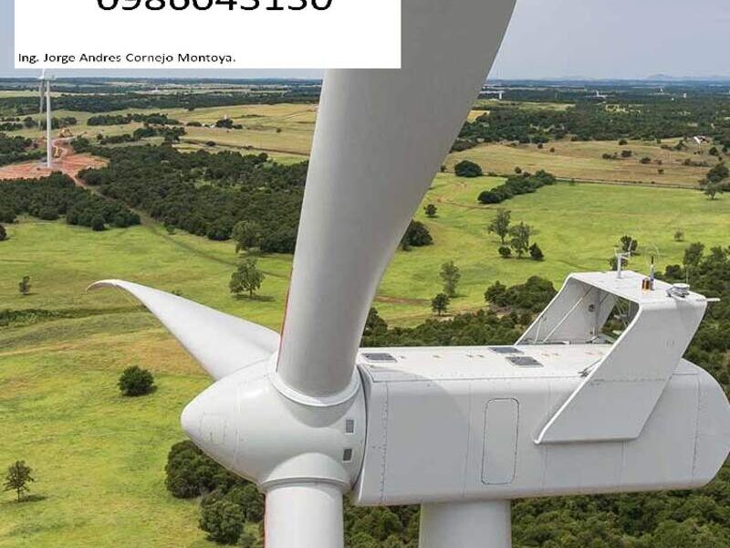 Mantenimiento de turbinas eólicas en Ecuador