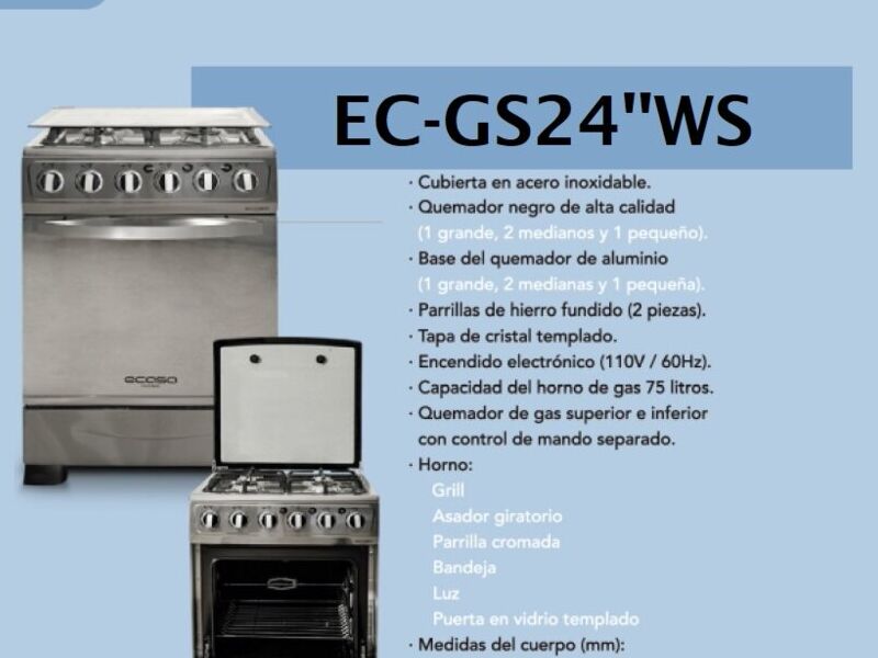 Cocina grill Ecasa Ecuador