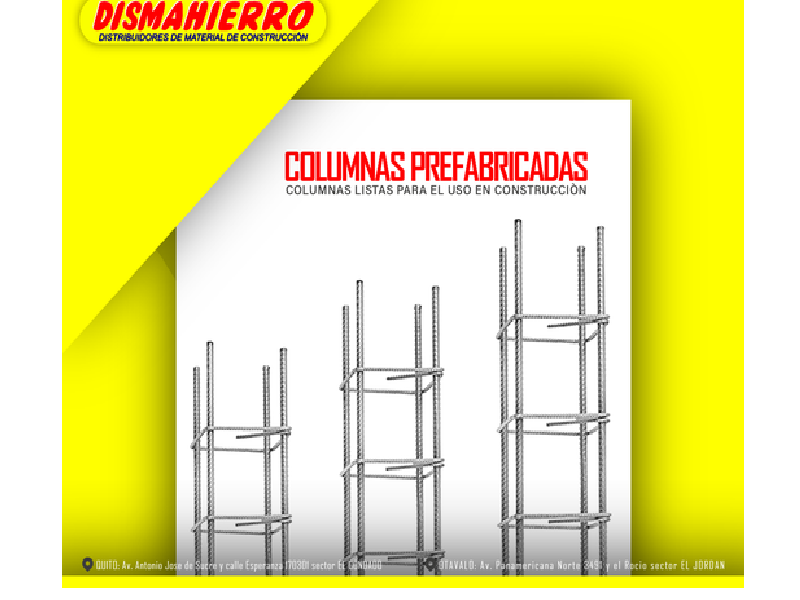 Columnas prefabricadas Ecuador