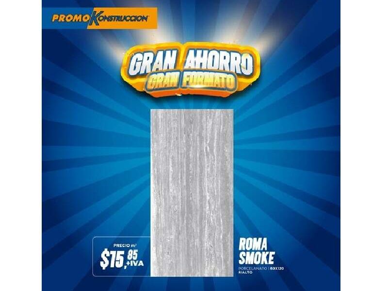 Porcelanato Roma Smoke Ecuador