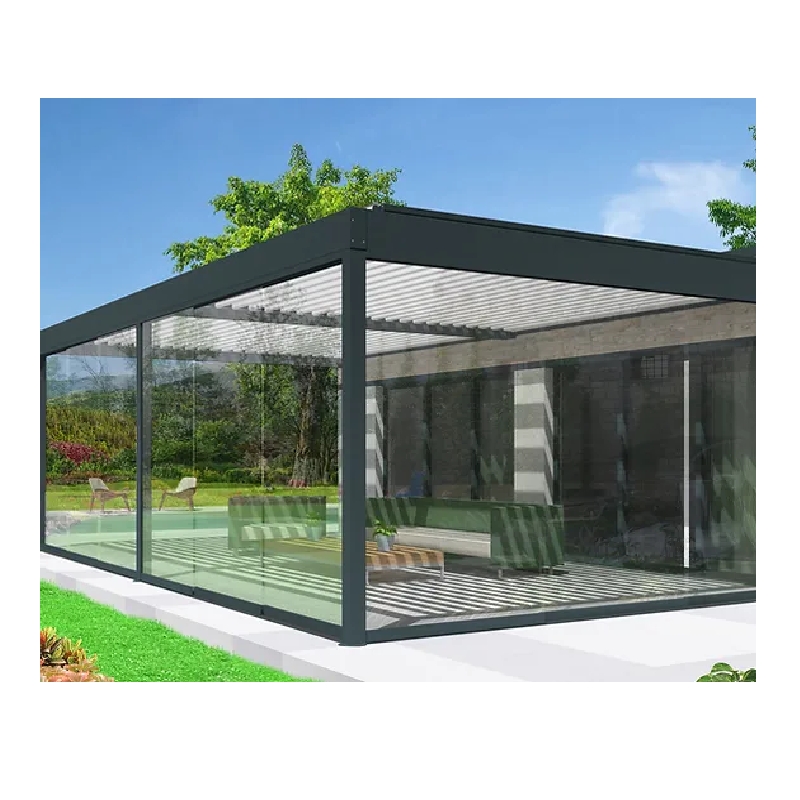 Pérgolas Ecuador Vidrios V&V Construex