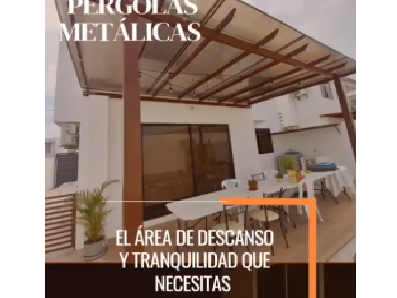 Pergolas metálicas Ecuador VIFRAL S.A Construex