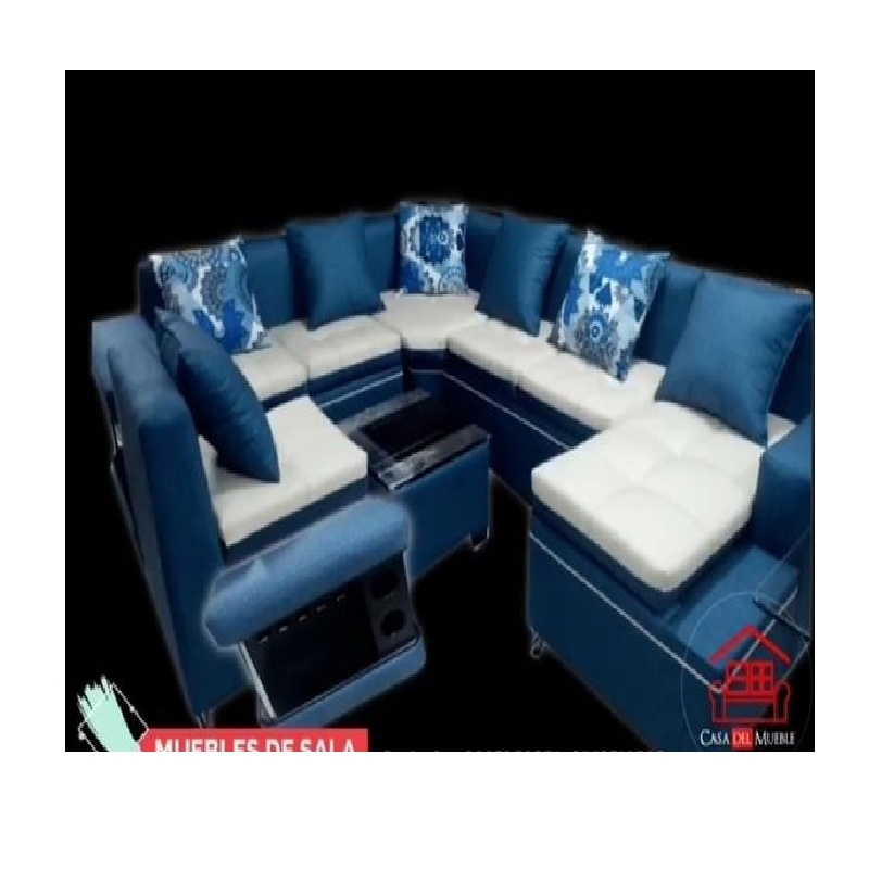 Muebles de sala azul Ecuador Casa Del Mueble Construex