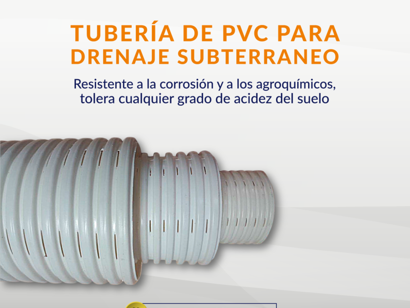 Tuberías PVC para Drenaje Subterráneo