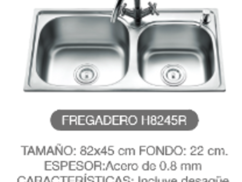 Fregadero H8245R