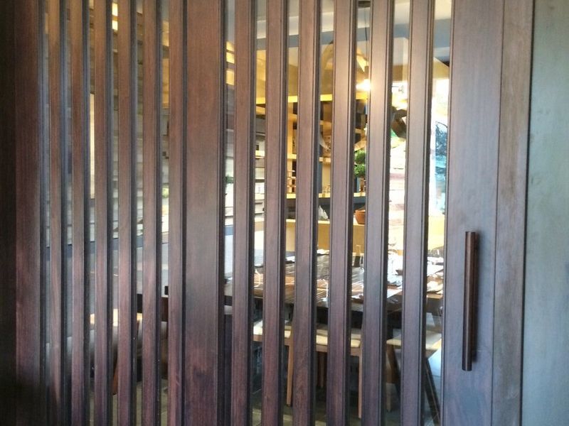 Puertas corredizas de madera