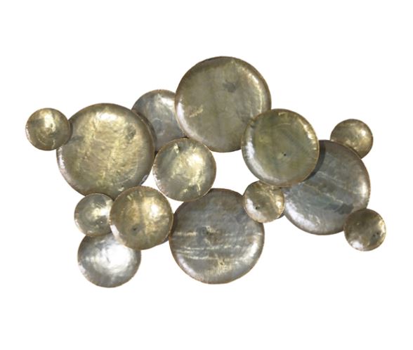 APLIQUES DE PARED METALIZADO VERDE : TENDENZA DESIGN | CONSTRUEX