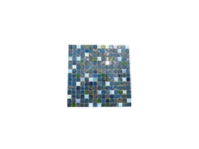Mosaico de Vidrio Mix Azul Quito