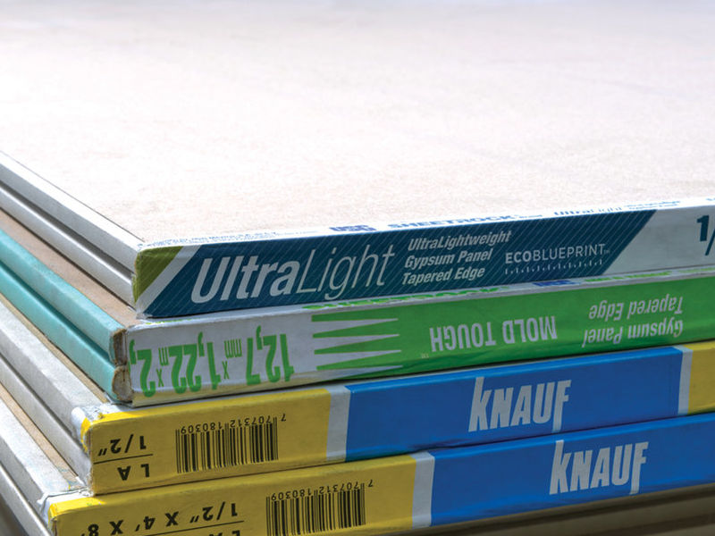 Usg Ultralight  1/2 planchas de Gypsum
