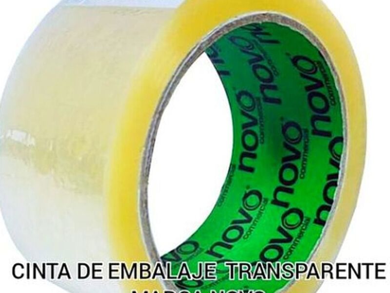 Cinta de Embalaje transparente marca Novo – Distribuidor
