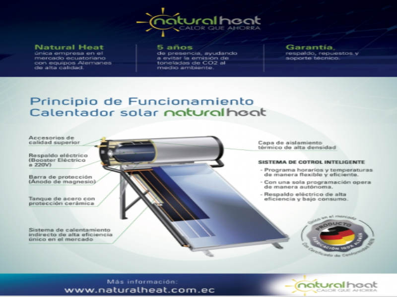  Calentador Solar Compacto